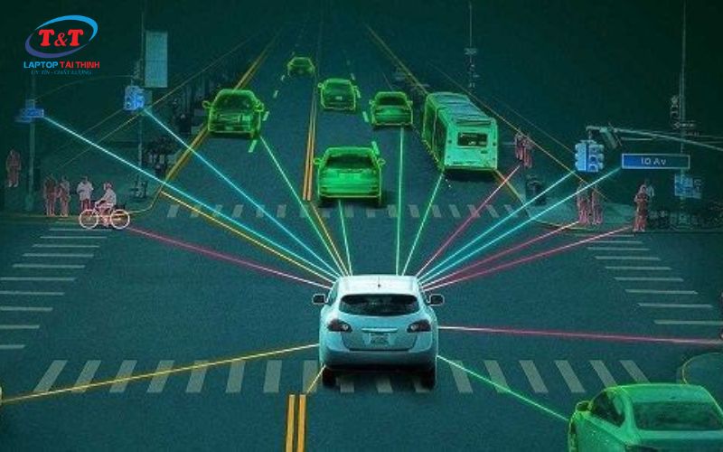 máy tính điều khiển xe tự lái