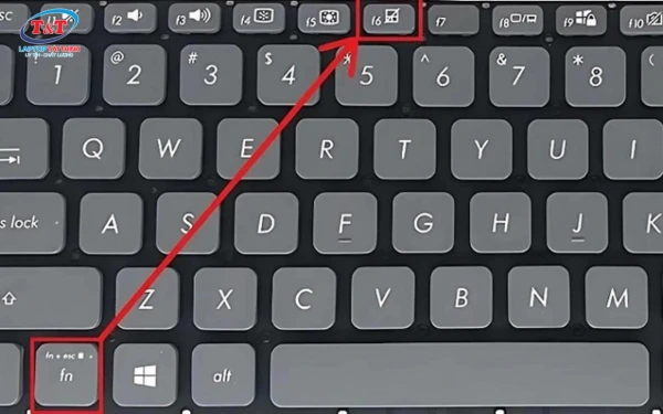Sử dụng tổ hợp phím Fn để mở khóa